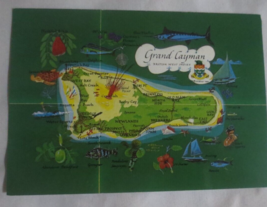 The Grand Cayman Map Postcard Unused - £0.96 GBP