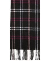 Steve Madden Womens Mid Weight COuncey Plaid Muffler Scarf,Black,One Size - £15.48 GBP