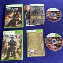 Gears of War 2 + 3 Lot (Xbox 360, 2008) CIB Complete - Tested! - £9.25 GBP
