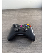 Genuine Microsoft Xbox 360 Black Wireless Controller 1403 OEM Tested Works - $22.94 CAD