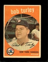 1959 Topps #60 Bob Turley Good+ Yankees *NY10390 - £12.64 GBP