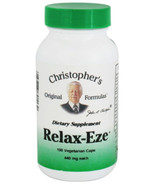 Dr. Christopher&#39;s Formulas Relax - Eze 100 Vegie Caps - $25.53 CAD