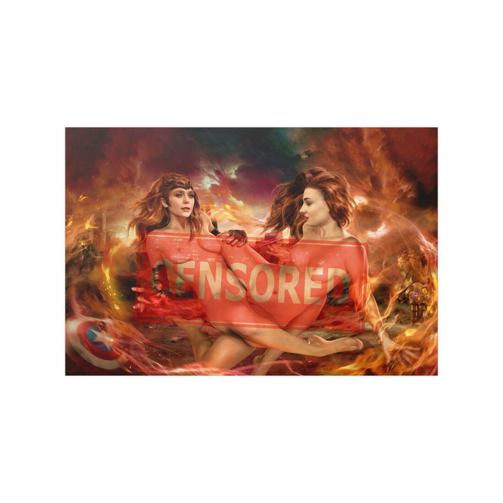 Erotic H Poster: The Witch & The Phoenix II