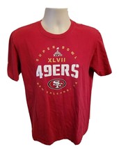 Nike Super Bowl XLVII SF San Francisco 49ers New Orleans Adult Medium Red TShirt - £11.67 GBP