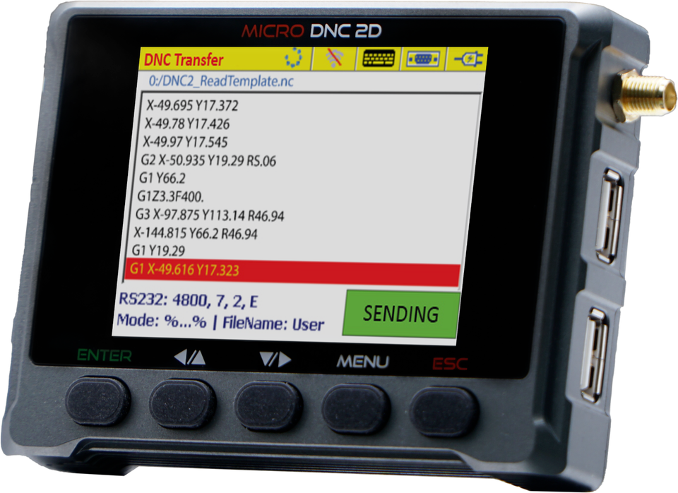 MICRO DNC 2D , USB DNC , DNC BOX , DNC DEVICE , DNC TRANSFER DEVICE , DN... - $197.01
