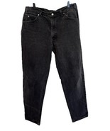 Vintage Levis 550 Jeans Mens 36x32 Black Relaxed Fit Orange Tab Denim Fi... - $67.39 CAD