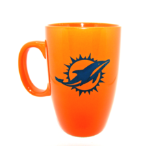 Miami Dolphins NFL 2814 Team Color Ceramic Coffee Mug Tea Cup 15 oz Orange - £17.94 GBP