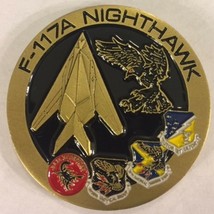 AIR FORCE V-117A NIGHTHAWK STEALTH FIGHTER CHALLENGE COIN  - £31.92 GBP