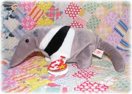 Ty Beanie Babies Baby Ants the Anteater Retired Rare with Errors Pellets 1997  - £74.69 GBP