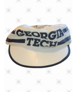 Vintage Georgia Tech Painters Cap Hat 80s Made In USA - £11.18 GBP