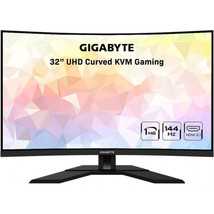 Gigabyte - 32&quot; Class 4K UHD Curved Screen Gaming LCD Monitor - 16:9 - Black - £826.08 GBP