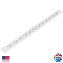 Vent Systems 19.69"x1.57" White Aluminum Rectangular Door Vent HVAC Toe ... - $58.78