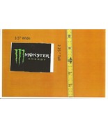  Medium Square Size Monster Energy LOGO Soda Vending Machine Flavor Strip - $5.47 CAD