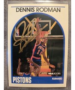Dennis Rodman Hand Signed Basketball Autographed Detroit Pistons Autogra... - $20.58 CAD