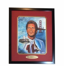 Joe Montana Signed Inscribed 16x20 Photo Framed PSA/DNA COA 49ers Litho Niners - £367.63 GBP