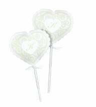 Wilton White Glitter Heart Lollipop Pocket Wrap Kit, 20 Count - £7.74 GBP