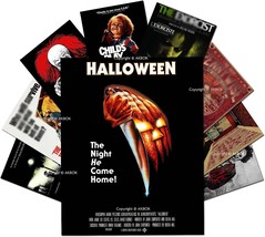 9 Vintage Horror Movie Posters, 8 X 10 Inches, Creepy Vintage Scary Movie Film - £25.52 GBP