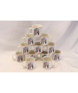 Enchanted Forest Christmas Snowman Cups Mugs  Set of 12  Xmas - $722.21 MXN