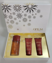 Yves Saint Laurent YSL Opium Gift Set Eau de Toilette 1.6 Moisturizer &amp; Gel - £138.31 GBP