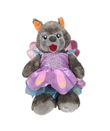 Build a Bear Workshop Plush Violet Great Wolf Lodge Butterfly Wings Dres... - $15.18 CAD