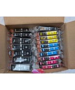LOT Of 17 Canon Compatible C-225 Bk C226 Ink Cartridges Replacement blac... - $29.69