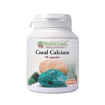 High Strength Coral Calcium 1000mg x 70 capsules (100% Additive Free Sup... - $33.00