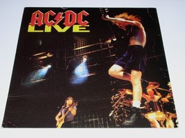 AC/DC Live Promotional Cardboard Album Flat Poster Not A Record Angus Yo... - $24.99