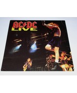 AC/DC Live Promotional Cardboard Album Flat Poster Not A Record Angus Yo... - $34.28 CAD