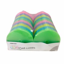 New Merax 100 Assorted Colored Clamshell Cases Storage (CD or DVD) Disco... - £22.77 GBP