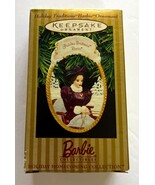Vintage 1996 Hallmark Barbie Ornament Mattel Holiday Traditions Barbie w... - $8.90