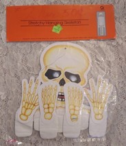 Vintage Halloween Skeleton Tissue Paper Decoration by Amscan FREE US SHIPPING  - £18.24 GBP