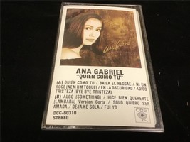 Cassette Tape Gabriel 1990 Ana Gabriel Quien Como Tu - $15.00