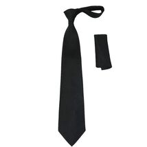 Men's Woven Tie Hankie Set J.Valintin Private Collection R91 Shadow Stripe - $17.50