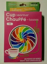USB Powered Cup warmer Lollipop Design Chauffe-tasses Streamline Imagined NEW - £8.69 GBP