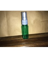 100x 1oz Clear Green Plastic Spray Bottle With Cap Fine Mist Pump Sprayer - £39.10 GBP