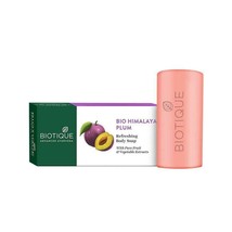 Biotique Bio Himalayan Plum Refreshing Body Soap 150 gm face skin Organic care - £13.76 GBP