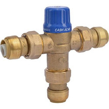 3/4&quot; Thermostatic Mixing Valve with Sharkbite Connection For Outdoor Woo... - £100.95 GBP