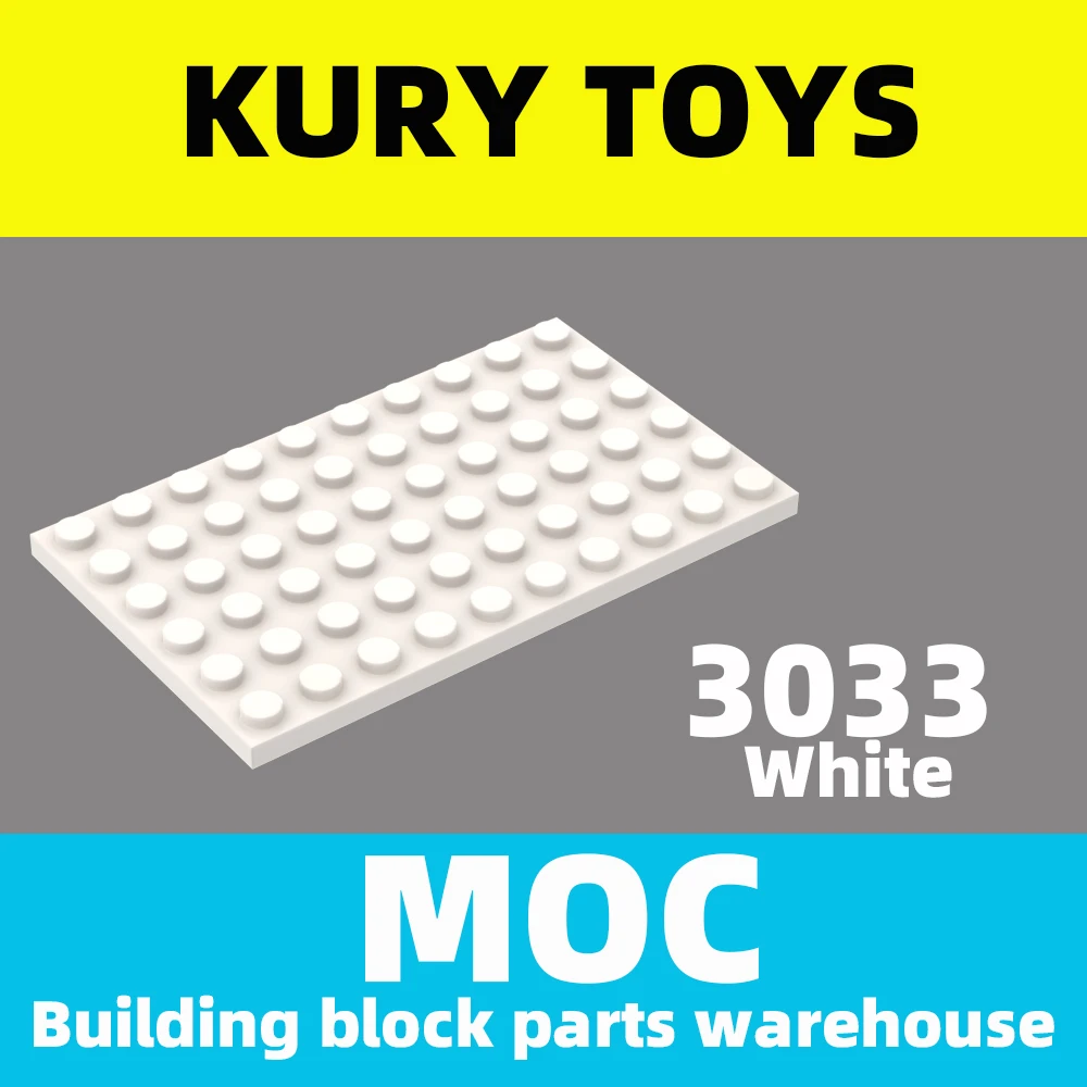 Kury Toys DIY MOC For 3033 Building block parts For Plate 6 x 10 For Plate - £11.08 GBP