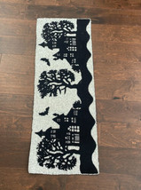 Tahari Home Haunted House Bats Halloween Beaded Table Runner 13”x36”- NWT - £47.37 GBP