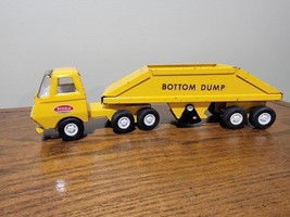 Tonka Bottom Dump Truck - 1970&#39;s Toy Construction Truck - Cab and Trailer - £16.16 GBP