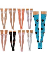 5 Pair Handmade Lace Stockings Long Sock Legging For Barbie Doll Casual Wear - £12.85 GBP