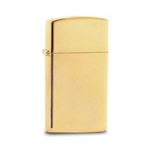 Zippo Slim High Polish Brass Lighter - £23.08 GBP