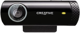 Creative VF0790 Live! Cam Chat HD, 5.7MP Webcam (Schwarz) - £10.21 GBP