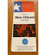 Pan Am&#39;s New Orleans City Map Pan Am Fold Out 1960s Printed in USA Louis... - $20.42 CAD