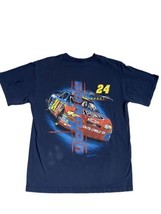 Jeff Double Side Racing Tee Jeff Gordon Mens M Chase 2007 NASCAR navy Blue - £39.38 GBP