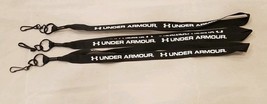 Lot De 3 Under Armour Cordon Bracelet Badge Id Support Porte-Clé Noir - $236.74 MXN