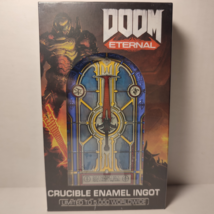 Doom Eternal Crucible Sword Stained Glass Window Enamel Ingot Official Product - £34.79 GBP