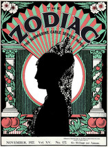 Vintage Zodiac POSTER.Spanish Lady.Room Art Decor.Interior Designer.892 - £13.76 GBP+