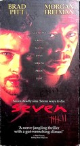 Seven [VHS 1996] Brad Pitt, Morgan Freeman, Gwyneth Paltrow, Kevin Spacey - $1.13