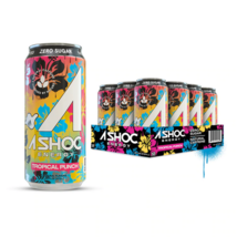 A Shoc Performance Energy Tropical Punch 12 Pack 16 Fl Oz Cans - £27.52 GBP